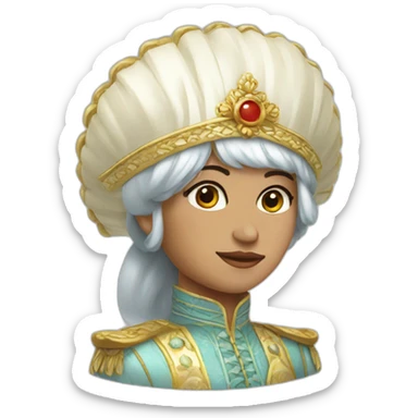 Beautiful  kokoshnik sticker