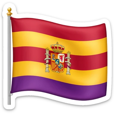Bandera republicana española sticker