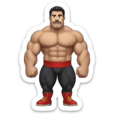 Strongman sticker