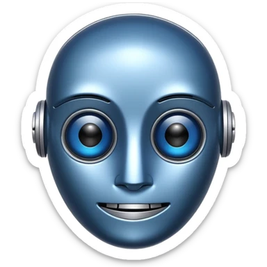 Crée-moi un robot sympathique, pour un chatbot sticker