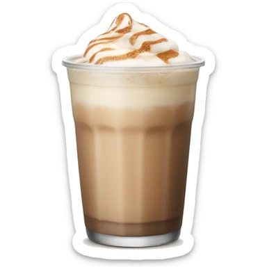 Iced shaken oat milk espresso  sticker