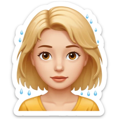 Hot shower clean girl sticker