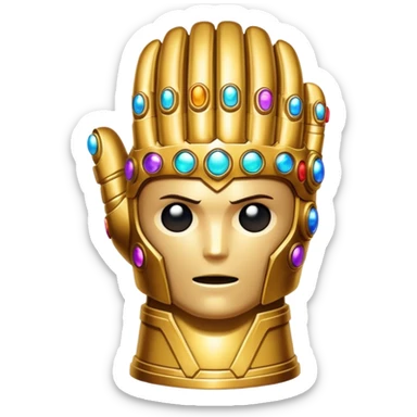 Guante del infinito sticker
