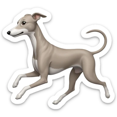 Running Greyhound sticker