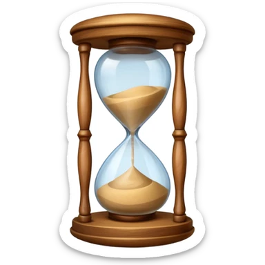 . The "Sandglass" (Finite Deep Work) sticker