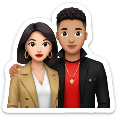 Tefi Valenzuela Peru Instagram Model meets celeb crush jetset Josh King Madrid sticker