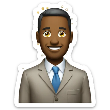 Publisher who strategically posts on social media to make money sticker