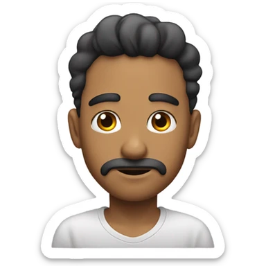 🙄 este emoji pero un un ojo entre cerrado sticker