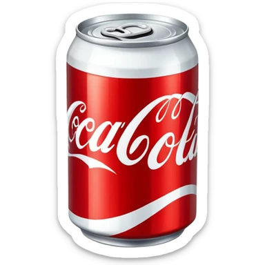 Zero coca cola can sticker