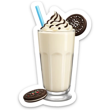 Oreo white Smoothie sticker