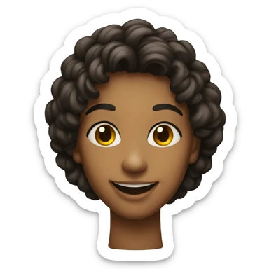 Seductive, Realistic,Grinning, Festive sticker