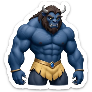 Beast from Beauty and the Beast Movie sticker