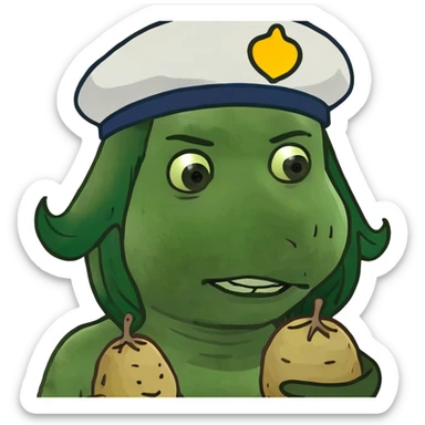 a womans day potato sticker