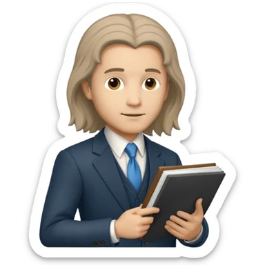 Young leonardo davinci on a stock exchange sticker