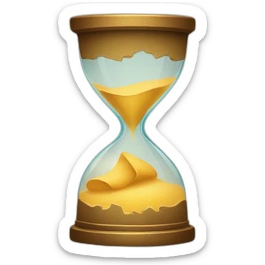 magic sandglass sticker