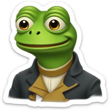 pepe la rana sticker