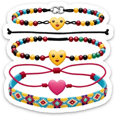Frendship bracelets Taylor Swift theme sticker