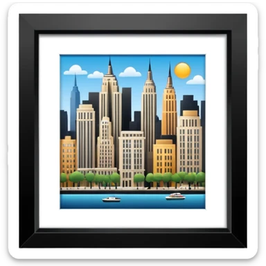 New york with Posh clubs, designer boutiques, famous galleries, and upscale restaurants and hotels had popped up on seemingly every corner sticker