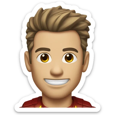 Marvels "the flash", but receding hairline and stubble sticker