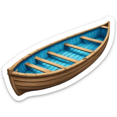 underwater row boat sticker