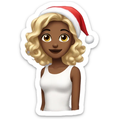 Christmas clean girl aesthetic  sticker