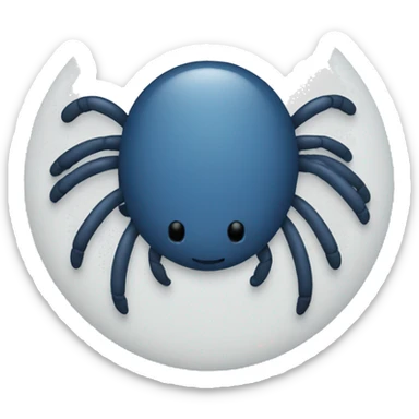 An emoji of Tick in a small circle with blue color  sticker