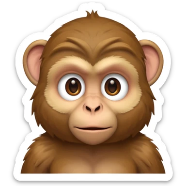 Macaque sticker