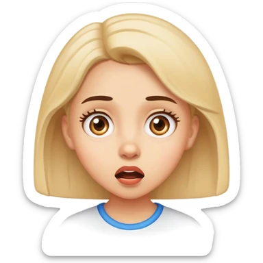 Girl shut up thought u ate that sticker