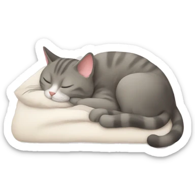 Cat sleep sticker