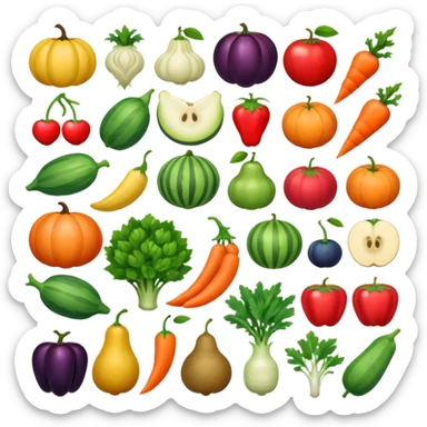 nutrition program list sticker