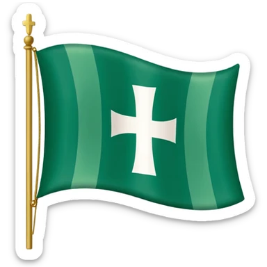 A savoy flag sticker
