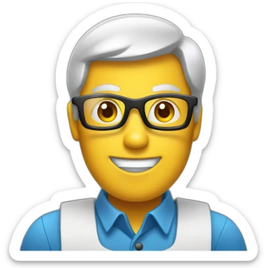 A toast with a face of a software engineer sticker