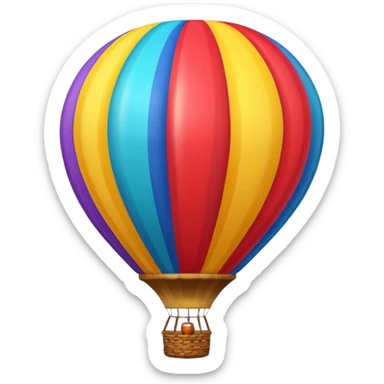 Balão de ar quente  sticker