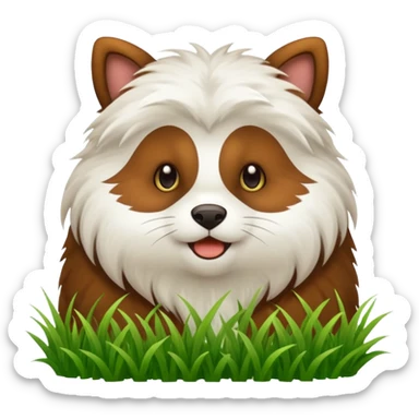 vegetarian animal sticker