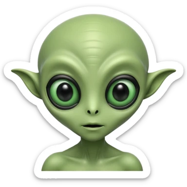 Extraterrestrial sticker
