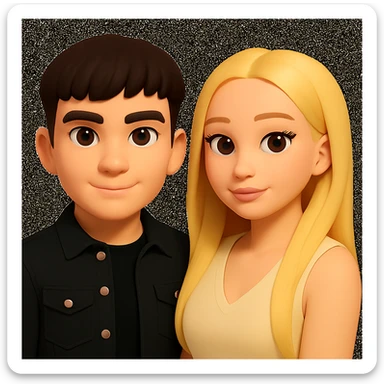 Slightly increase the volume of the upper body of the girl and move her slightly to the right, preserving the style of the original image. sticker