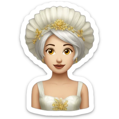Beautiful  kokoshnik sticker