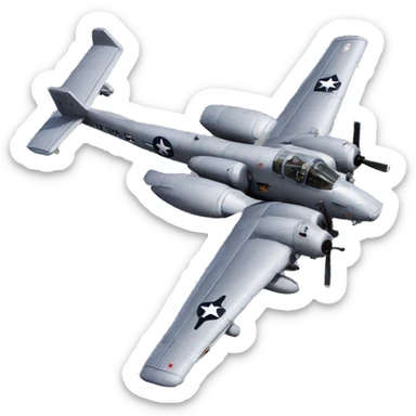 Fairchild A-10 Thunderbolt II sticker