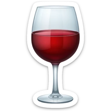 Wine dark color sticker