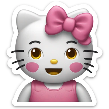 Hello-kitty hello-kitty mad sticker