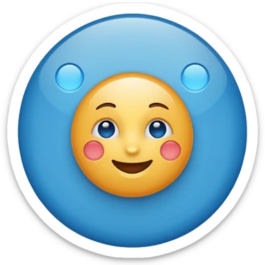 Please donate blue tik sticker