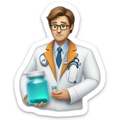 The doctor prescribed me a new medication sticker