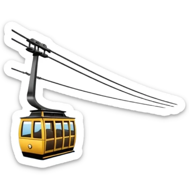 pan de azucar de rio de janeiro con teleferico sticker