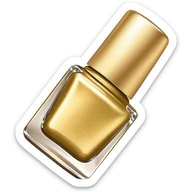 Gold nail polish swatch   sticker