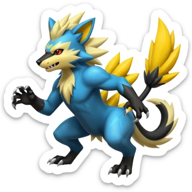 Obstagoon-Manectric-Luxray-Zeraora-fusion  sticker