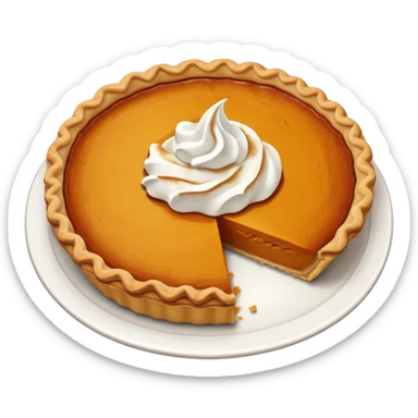 pumpkin pie sticker