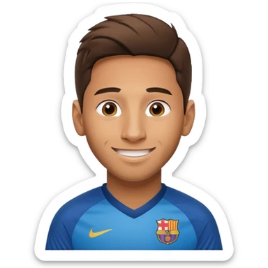 a leo messi icon sticker