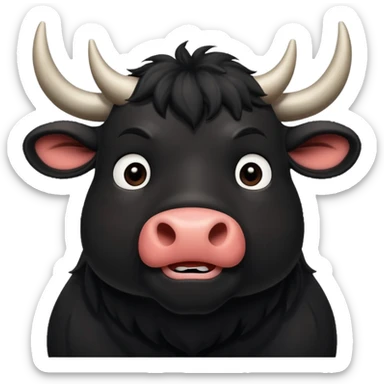 Ferdinand (black) from the Ferdinand disney movie sticker