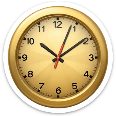 I want a clock it emoji  sticker