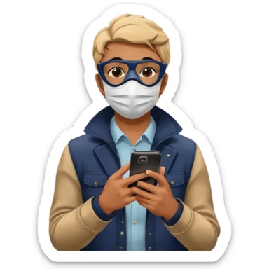 Rider with phone,Metro Riders, inside metro train, no transparent, with background,full image , negative transparent. sticker